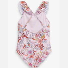 Load image into Gallery viewer, Pink Floral Swimsuit (3-12yrs) - Allsport
