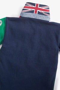 Multi Short Sleeve Colourblock Polo - Allsport