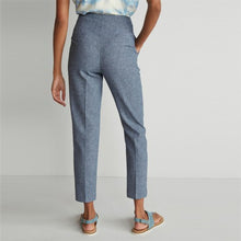 Load image into Gallery viewer, Cotton/Linen Mix Peg Trousers - Allsport
