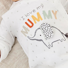 Load image into Gallery viewer, Mummy Elephant Single Baby Sleepsuit (0-12mths) - Allsport
