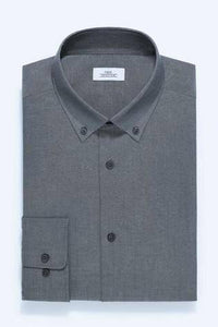 Dark Blue Slim Fit Check And Texture Shirts Three Pack - Allsport