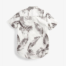 Load image into Gallery viewer, Mono Leaf Printed Short Sleeves Shirt (3-12yrs) - Allsport
