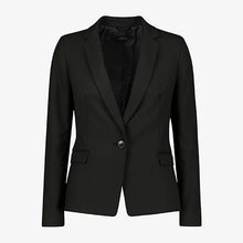 Load image into Gallery viewer, Black Single Breasted Tailored Jacket

