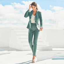Load image into Gallery viewer, 384477 PS TEXT GREEN SLIM 16 R SUIT JACKETS - Allsport
