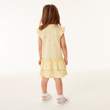 Load image into Gallery viewer, Yellow Spot Polo Dress (3mths-6yrs) - Allsport
