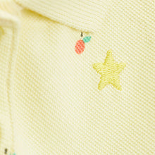 Load image into Gallery viewer, Yellow Spot Polo Dress (3mths-6yrs) - Allsport
