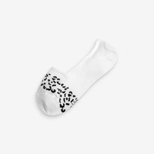 Load image into Gallery viewer, Monochrome Animal Mesh Insert Invisible Socks Five Pack - Allsport
