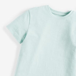 Mint Short Sleeve Crew Neck T-Shirt (3-12yrs) - Allsport