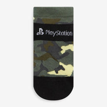 Load image into Gallery viewer, Mono/Khaki 5 Pack Playstation Trainer Socks (kids) - Allsport
