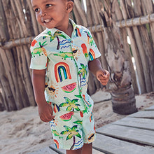 Load image into Gallery viewer, Blue Lolly Print Cotton Short Sleeve (3mths-6yrs) - Allsport
