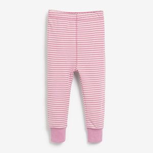 Pink/Cream 3 Pack Fairy Appliqué Snuggle Pyjamas (9mths-8yrs) - Allsport