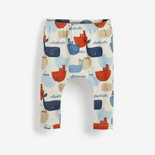 Load image into Gallery viewer, Blue 2 Pack Whale Leggings (0mths-18mths) - Allsport
