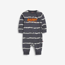 Load image into Gallery viewer, Monochrome Daddy Single Baby Sleepsuit (0mths-18mths) - Allsport
