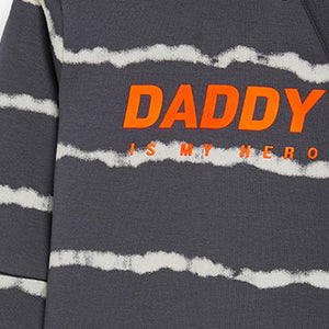 Monochrome Daddy Single Baby Sleepsuit (0mths-18mths) - Allsport