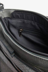 GREY Utility Detail Across Body Bag - Allsport