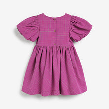 Load image into Gallery viewer, Lilac Embroidered Bib Collar Dress (3mths-6yrs) - Allsport
