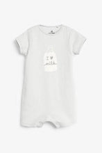 Load image into Gallery viewer, Monochrome 3 Pack I Love Milk Rompers  (up to 18 months) - Allsport
