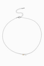 Load image into Gallery viewer, Silver Rose Gold Tone Initial Star Necklace - Allsport
