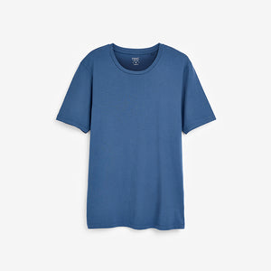 Blue Denim Crew Slim Fit T-Shirt - Allsport