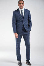 Load image into Gallery viewer, BRIGHT BLUE CHECK SUIT JACKET - Allsport
