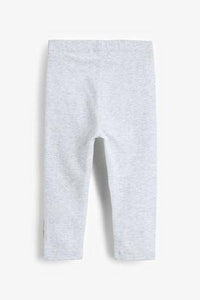 Grey Unicorn Embroidered Leggings - Allsport
