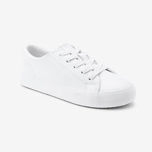 Load image into Gallery viewer, White Lace-Up Shoes (Older Girls)
