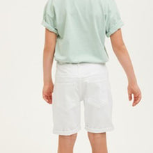 Load image into Gallery viewer, Denim White Shorts (3-12yrs) - Allsport
