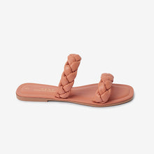 Load image into Gallery viewer, Apricot Forever Comfort® Plaited Mule Sandals - Allsport
