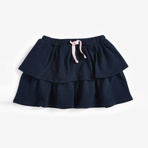 Navy Polo Top And Skirt Set (3mths-7yrs) - Allsport