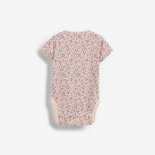 Load image into Gallery viewer, Pink Bunny 5 Pack Short Sleeve Bodysuits (0-18mths) - Allsport
