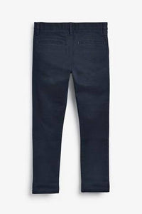 Stretch Chino Navy Trousers - Allsport