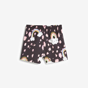 Monochrome 3 Pack Unicorn Cotton Short Pyjamas (9mths-8yrs) - Allsport