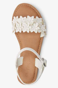 Flower Embellished Sandals - Allsport