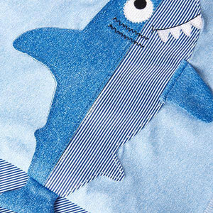 Blue 2 Piece Shark Sunsafe Set (2yrs-7yrs) - Allsport