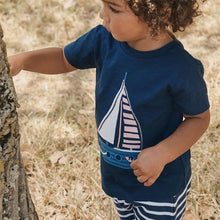 Load image into Gallery viewer, Appliqué T-Shirt And Shorts Set (3mths-5yrs) - Allsport
