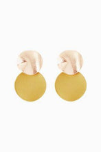 Load image into Gallery viewer, Ochre Gold Tone Matte Stud Earrings - Allsport
