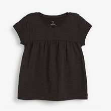 Load image into Gallery viewer, Black Organic Cotton T-Shirt (3mths-6yrs) - Allsport
