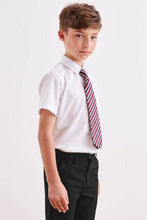 Load image into Gallery viewer, SLIM FIT SHORT SLEEVE WHITE SHIRT (9YRS) - Allsport
