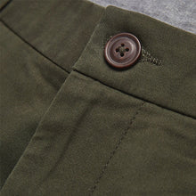 Load image into Gallery viewer, Dark Green Slim Fit Stretch Chino Shorts - Allsport
