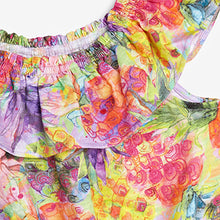 Load image into Gallery viewer, Multi Pineapple All Over Print Playsuit (3-12yrs) - Allsport
