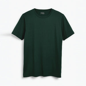 Bottle Green Crew Slim Fit T-Shirt - Allsport