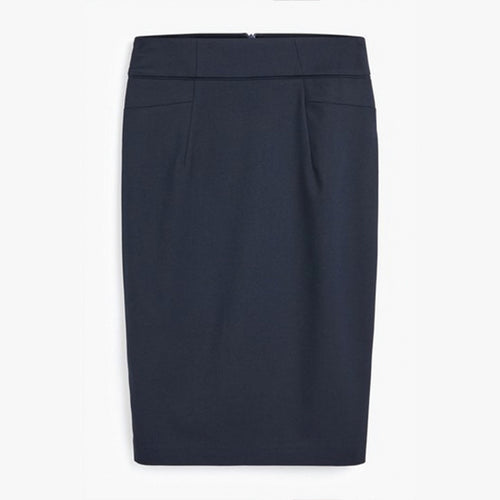 Navy Tailored Fit Pencil Skirt - Allsport