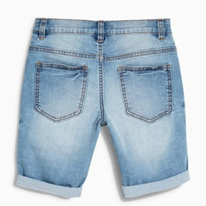 Light Blue Denim Shorts (3mths-12yrs) - Allsport