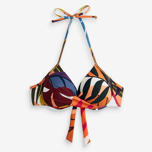Tropical Padded Underwired Bikini Top - Allsport