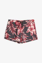 Load image into Gallery viewer, Charcoal Floral Broderie Rib Short Set - Allsport
