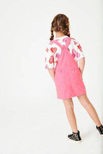Load image into Gallery viewer, Coloured Denim Pinafore Pink Fluo - Allsport
