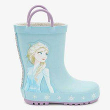 Load image into Gallery viewer, Blue Glitter Disney™ Frozen 2 Handle Wellies (Younger) - Allsport
