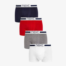 Load image into Gallery viewer, Red/Navy//Grey/White Hipsters Four Pack - Allsport

