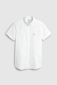 SHORT SLEEVE STRETCH OXFORD SHIRT - Allsport