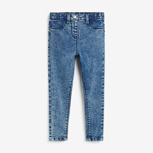 Load image into Gallery viewer, Denim Bleach Wash Jeggings (3-12yrs) - Allsport
